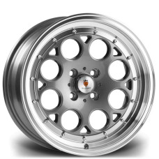 STUTTGART ST6 15x8.0 4x100 ET25 GUNMETAL POLISHED